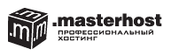 Чёрно-белый вариант логотипа .masterhost